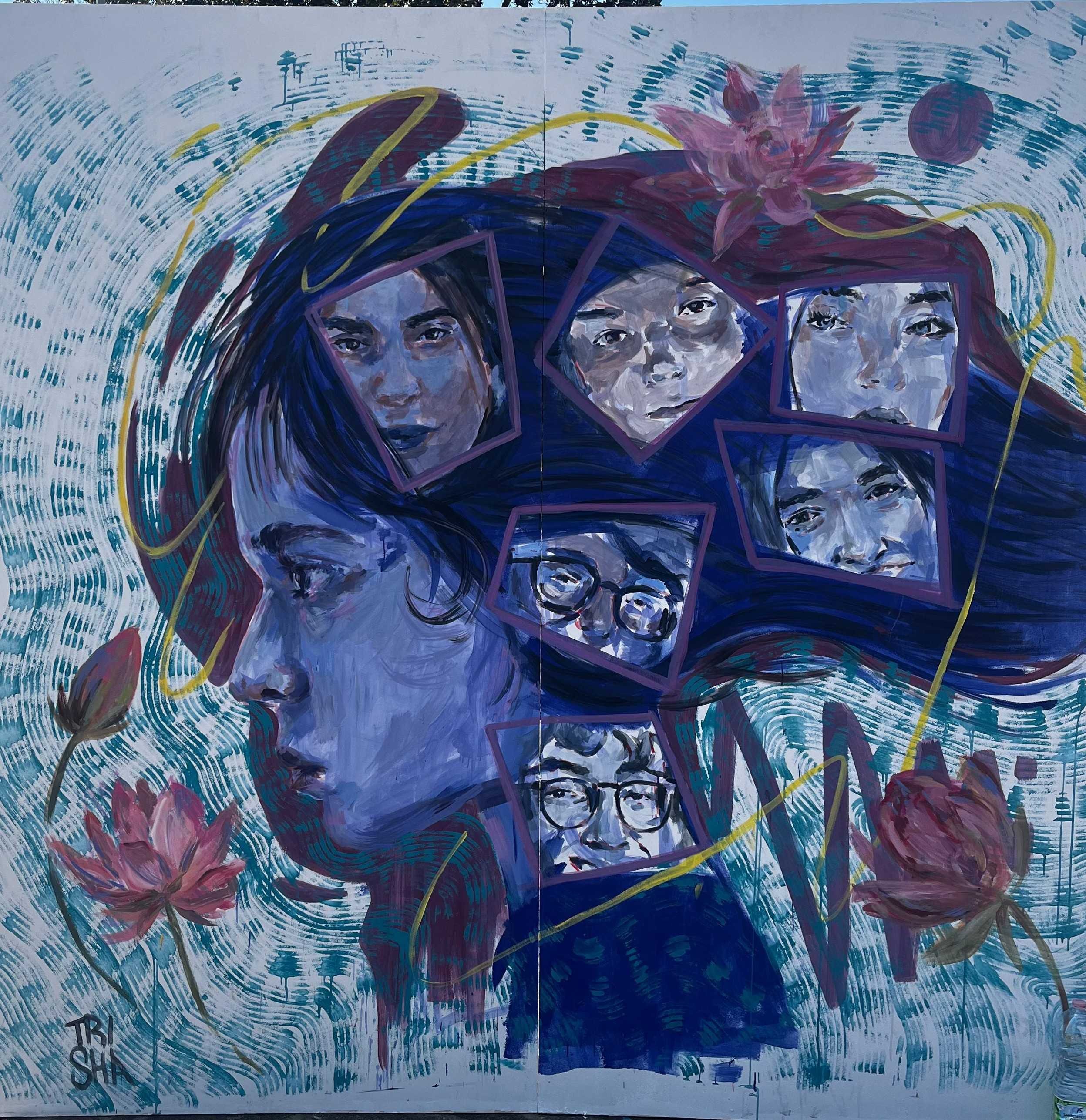 Trisha Street Artist, Trisha Murales Napoli, Trisha Arte Urbana Napoli, Trisha Pittrice Napoli, Trisha Scenografa Napoli