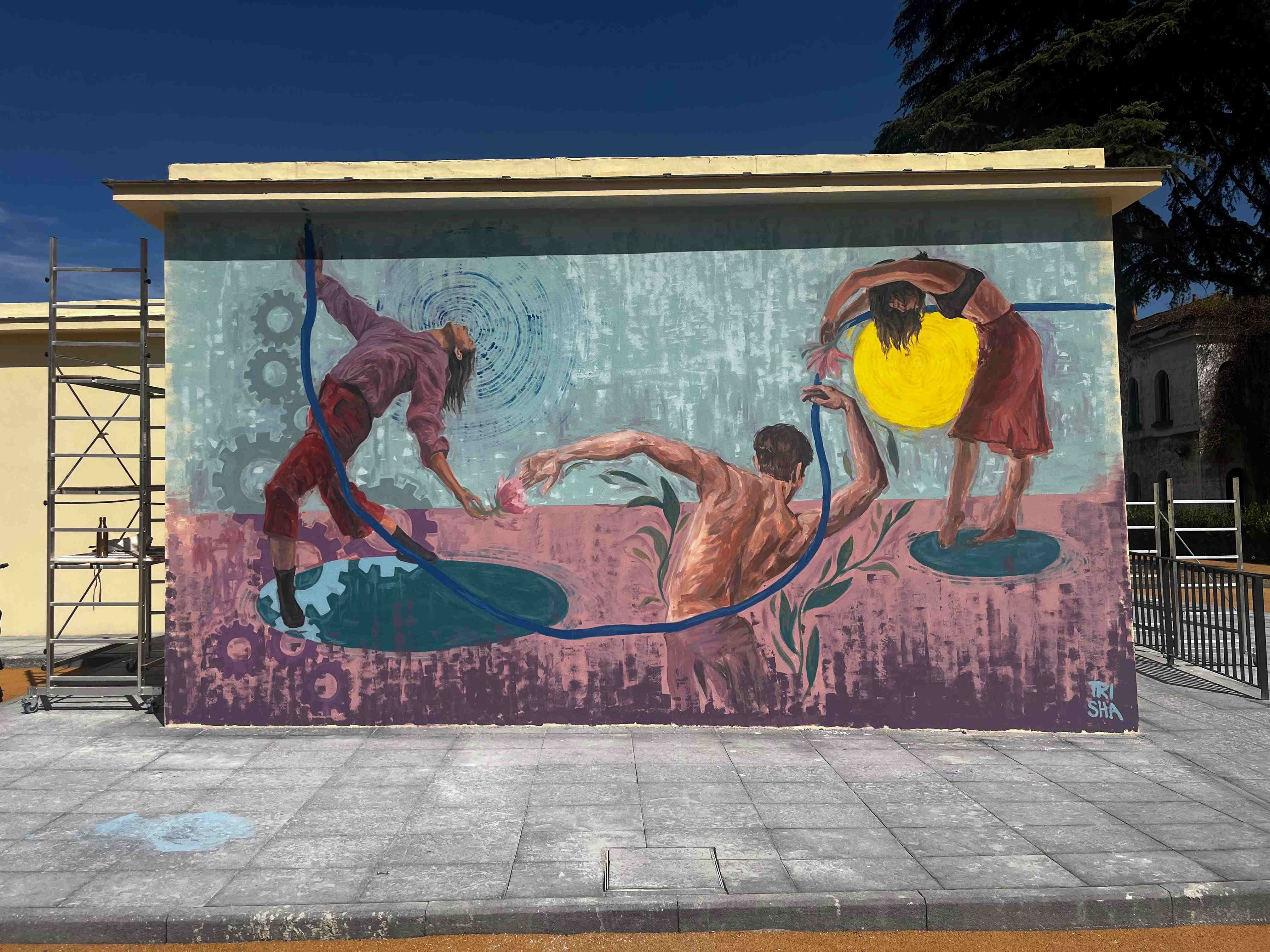 Trisha Street Artist, Trisha Murales Napoli, Trisha Arte Urbana Napoli, Trisha Pittrice Napoli, Trisha Scenografa Napoli